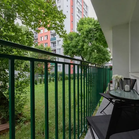 Metro Wierzbno Cozy Studio Mokotow By Noclegi Renters Warsaw Exterior photo